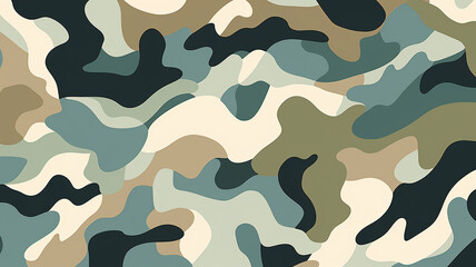Wall Mural - graphic camouflage background pattern