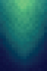 Wall Mural - dark blue gradient mosaic background to green. vertical abstract pattern. square pixel shape. design