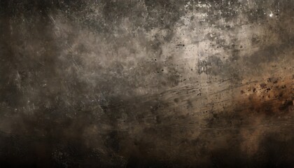 Wall Mural - rough aged metal texture with scratches cracks and weathered rustic aesthetics