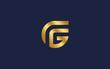 letters fg or gf logo icon design vector design template inspiration