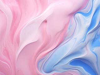 Wall Mural - Pink and blue ink liquid texture. Abstract design background
