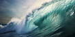 © Oksana_Latysheva - Powerful and huge waves in the sea. Blue ocean wave
