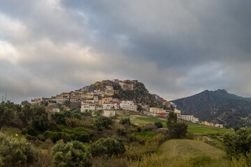 Moulay Idriss is a town in northern Morocco, spread over two hills at the base of Mount Zerhoun.