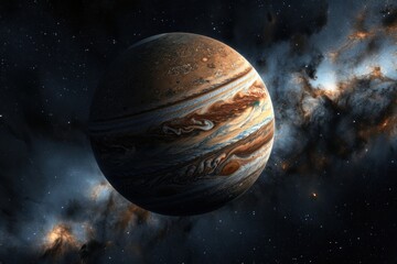 planet jupiter in space