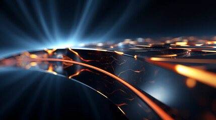 Technology abstract graphic poster web page PPT background, technology background