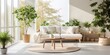 © Lasvu - Bright living room with seating area, plants