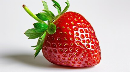 Wall Mural - strawberry isolated on white background. 