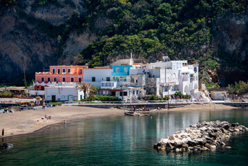 Canvas Print - Port of Sant'Angelo - Isola d'Ischia - Italy