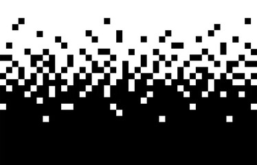 Poster - pixel abstract gradient background. mosaic textures with simple square particles. dissolved filled s
