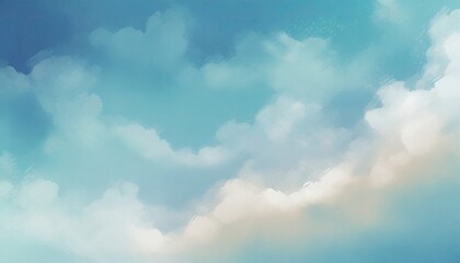Wall Mural - Blue sky with clouds wallpaper.