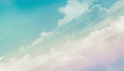 Wall Mural - Blue sky with clouds wallpaper.