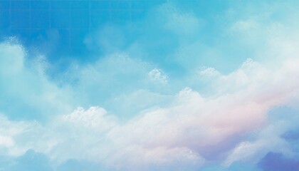 Wall Mural - Blue sky with clouds wallpaper.