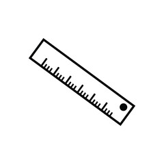 Sticker - ruler logo icon