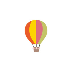 Fototapete - element set vector simple air balloon