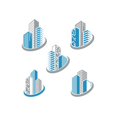 Wall Mural - real estate logo design vector
