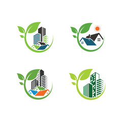 Wall Mural - real estate logo design vector