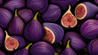 clip art of fresh black fig