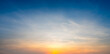 © Praew stock - Sunset sky for background or sunrise sky and cloud at morning.