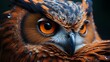 Owl bird closeup night animal nature wildlife