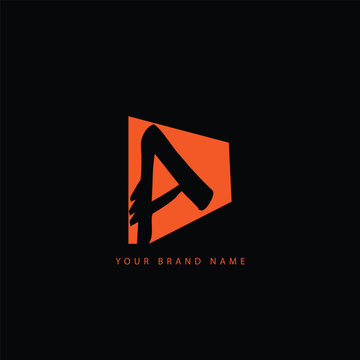 a text logo design vector