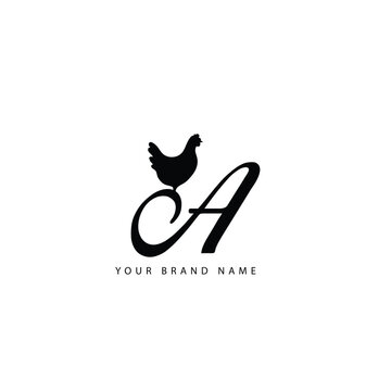 a text logo design vector