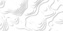Black And White Wave Seamless Abstract White Papercut Background 3d Realistic Design Use For Ads Banner And Advertising Print Design Vector. 3d Topography Relief. Vector Topographic Illustration.