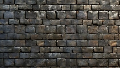 A detailed castle brick wall background