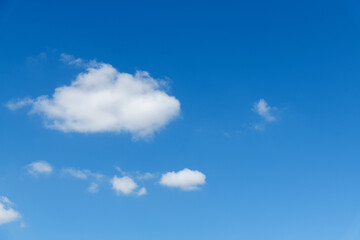 Wall Mural - blue sky with few clouds