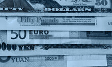 Background Of Worlds Various Currencies
