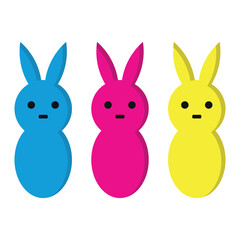 Canvas Print - Easter Bunnies