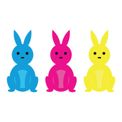 Canvas Print - Easter Bunnies