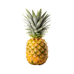Wall Mural - pineapple, isolated on white background