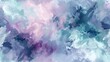  an abstract painting of blue, pink, and purple colors on a white and blue background with lots of bubbles.