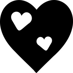 Wall Mural - Hand drawn hearts. Design elements for Valentine's day.