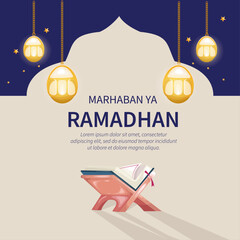 Sticker - Marhaban ya ramadhan, ramadan kareem, moslem, iftar