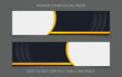© dany_f - Banner design template vector design for social media cover