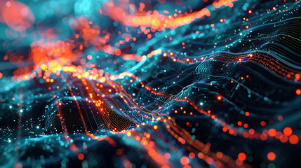 Abstract web network texture. Waves of network.