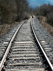 Canvas Print - rails railway pijana pruga