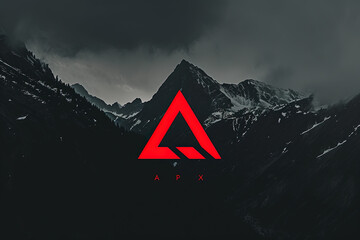 Poster - Beautiful and unique triangle logo.