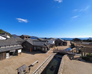 高所撮影用三脚を使用して撮影した二十四の瞳映画村【香川県小豆郡土庄町（小豆島）】10