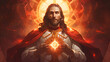 Sacred Heart of the Lord, spectacular picture