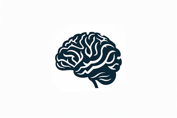 Poster - Beautiful and unique brain logo.