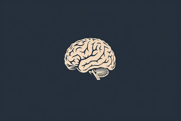 Poster - Beautiful and unique brain logo.