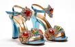 Dazzling Delight heeled sandal pair.