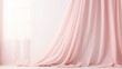 Delicate pink curtain