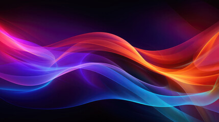 Wall Mural - Multicolored Energy Flow Background