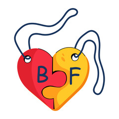 Sticker - BFF Locket 