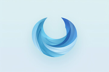 Wall Mural - Beautiful and stylish water logo.