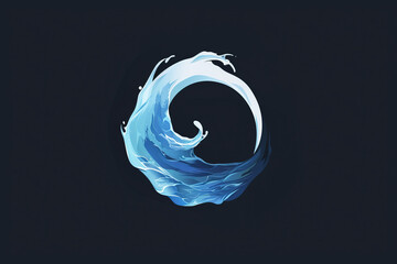  Beautiful and stylish water logo.