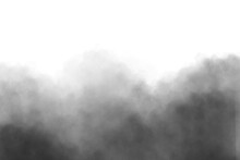 Fog Steam Isolated On Transparent Background, Smoke And Mist Effect. White Mist Or Smoke On White Copy Space Background